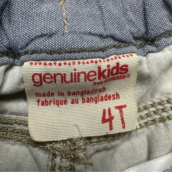 Genuine Kids Cargo Shorts Khaki Tan Size 4T - Picture 8 of 16